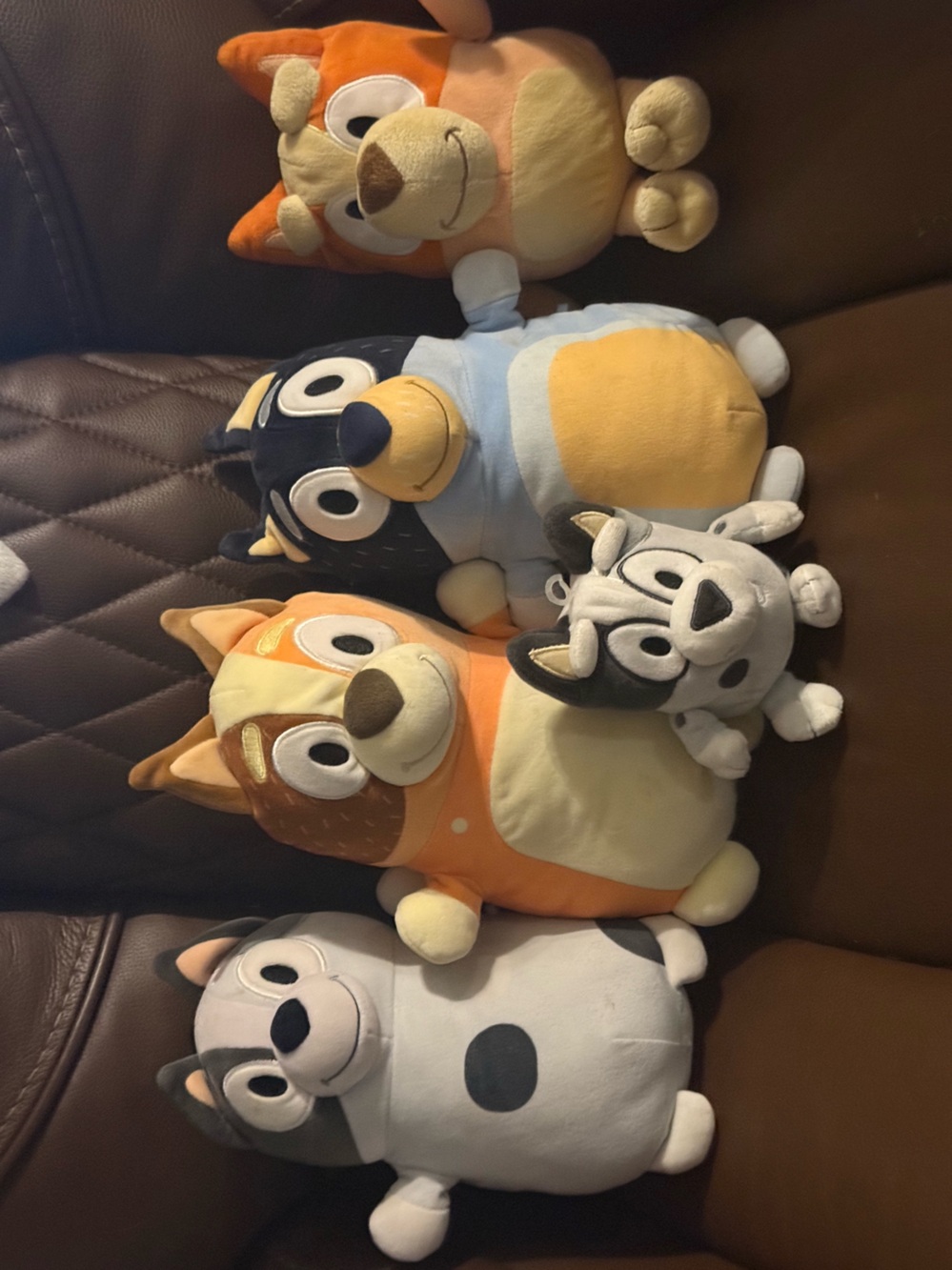 Soft Plush Animal Pack - Orange, Blue, Gray & White Characters Lot